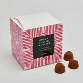 Cocoa Dusted Truffles with Salted Caramel Flavour