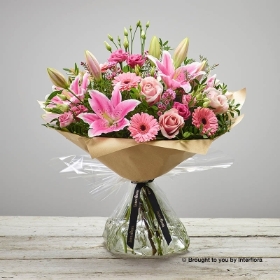 Pink Radiance Aqua Hand tied