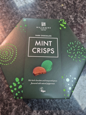 Dark Chocolate Mint Crisps 165g